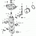 H1201A92A Коленвал и поршни