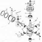 H0407F92F Коленвал и поршни