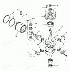 H0507X92A Коленвал и поршни