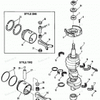 H0706X92A Коленвал и поршни