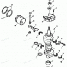 H0908E92C Коленвал и поршни