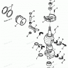 H0908F92C Коленвал и поршни