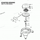 H0052F88B Starter Rewiind (88a Thru 89a Models)