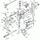 H0507P91B Swivel Bracket And Stern Brackets (manual Tilt Models)