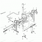H0908A91C Swivel Bracket And Stern Brackets Power Trim Models
