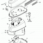 H0053F91A Top Cowl & Fuel Tank (88a Models)