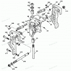 H0508F91C Swivel Bracket And Stern Brackets Power Trim Models