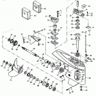 H120LD91D Gear Housing Mercury Gears
