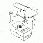 H0053L91A Fuel Tank And Line (88b Thru 92b)
