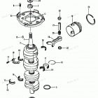 H1208E91A Коленвал и поршни