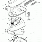 H0053L91A Top Cowl & Fuel Tank (88a Models)