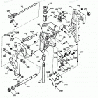 H0507F91C Swivel Bracket And Stern Brackets Manual Tilt Models