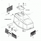 H0508E91C Engine Cover Bayliner Models