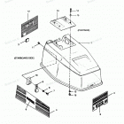 H0507P91C Engine Cover Maxum Models