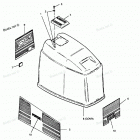 H0903F91C Engine Cover Bayliner Models
