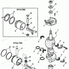 H0706G91C Коленвал и поршни