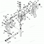 H0507F91C Swivel Bracket And Stern Brackets Power Trim Models