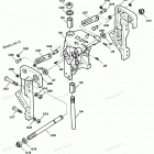 H0507E91B Swivel Bracket And Stern Brackets (power Trim Models)