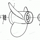 H0708P91C Гребной винт