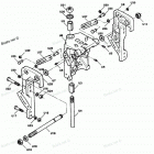 H0508E91C Swivel Bracket And Stern Brackets Power Trim Models