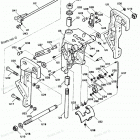 H0507X91B Swivel Bracket And Stern Brackets (manual Tilt Models)
