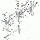 H0507F91B Swivel Bracket And Stern Brackets (power Trim Models)