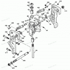 H0507A91Z Swivel Bracket And Stern Brackets Power Trim Models