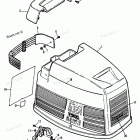 H1501F91D Top Cowl Components