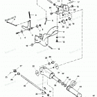 H009CS91A Tiller Handle And Throttle Linkage