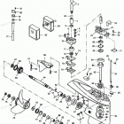 H0903E91D Gear Housing Mercury Gears