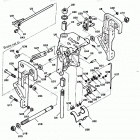 H0507A91C Swivel Bracket And Stern Brackets Manual Tilt Models