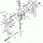 H0507P91B Swivel Bracket And Stern Brackets (power Trim Models)