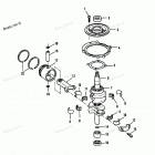 H0153F91A Crankshaft And Piston (88a-92b & Ser. # E000001 Thru E12...
