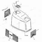 H0903F91C Engine Cover Maxum Models