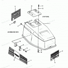 H0508F91C Engine Cover Bayliner Models