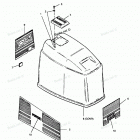 H0908A91C Engine Cover Bayliner Models