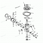 H0152184E Crankshaft And Piston (88a-92b & Ser. # E000001 Thru E12...