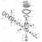 H0092S91A Коленвал и поршни