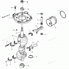 H0908A91C Коленвал и поршни