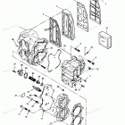 H0508F91C Cylinder Block, Head And Exhaust Chest Cover