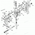 H0507X91C Swivel Bracket And Stern Brackets Power Trim Models
