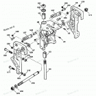 H0507P91C Swivel Bracket And Stern Brackets Power Trim Models