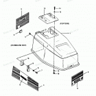 H0507E91C Engine Cover Bayliner Models