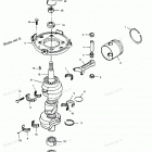 H0906A90B Коленвал и поршни