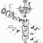 H120LD90C Коленвал и поршни