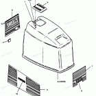H0906X90C Engine Cover Bayliner Models