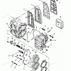 H0507F90C Cylinder Block, Head And Exhaust Chest Cover