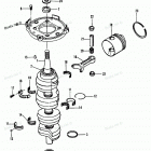 H1208F90B Коленвал и поршни
