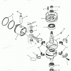 H0507Y90B Коленвал и поршни