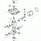 H0908F90B Коленвал и поршни